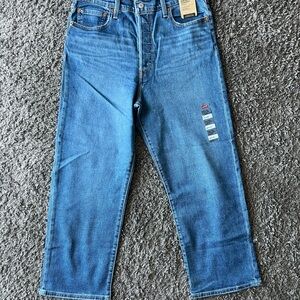 Levi's Ribcage Straight Ankle Blue Jean